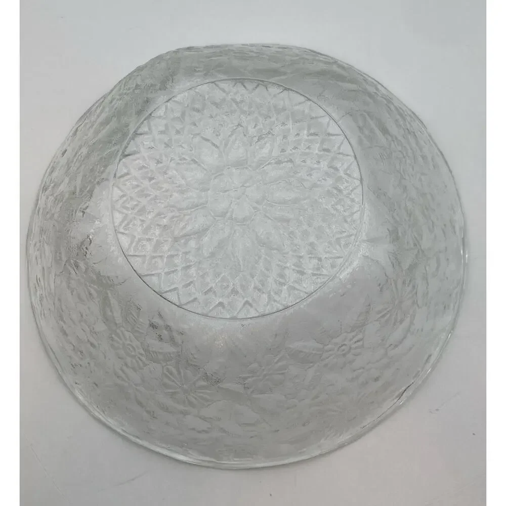 Vintage Indiana Pressed Glass Pineapple Floral Pattern (618) 7.5